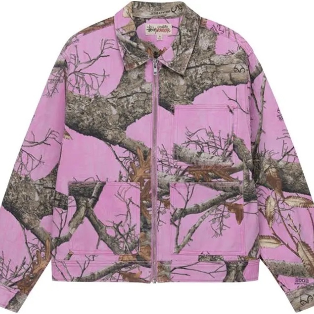 Stüssy Women's Realtree Edge Zip Work Jacket | Pink | S